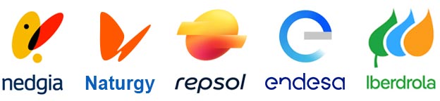 Empresas de Gas andaluzas, logotipos