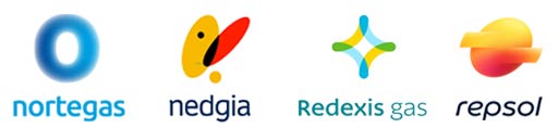 Logos empresas de Gas de Euskadi